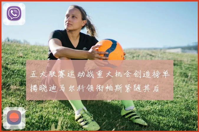 五大联赛运动战重大机会创造榜单揭晓迪马尔科领衔帕斯紧随其后