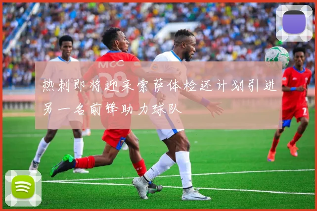 热刺即将迎来索萨体检还计划引进另一名前锋助力球队